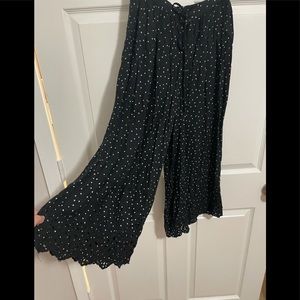 American Eagle Outfitters Wide Leg Linen Pants.